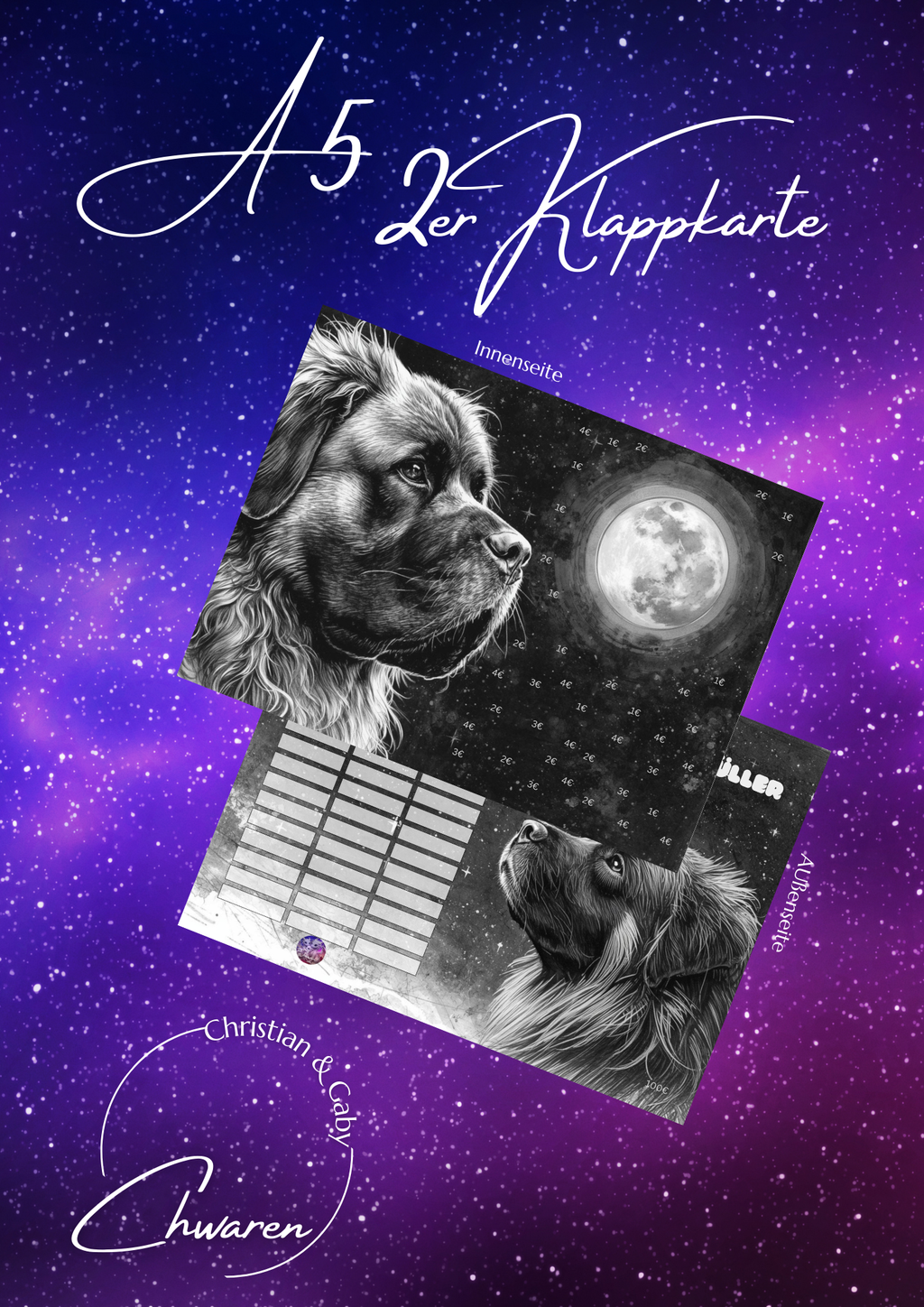 Traumerfüller A5 Klappkarte