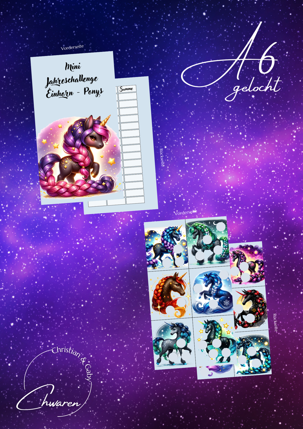 Einhorn Minijahreschallenge