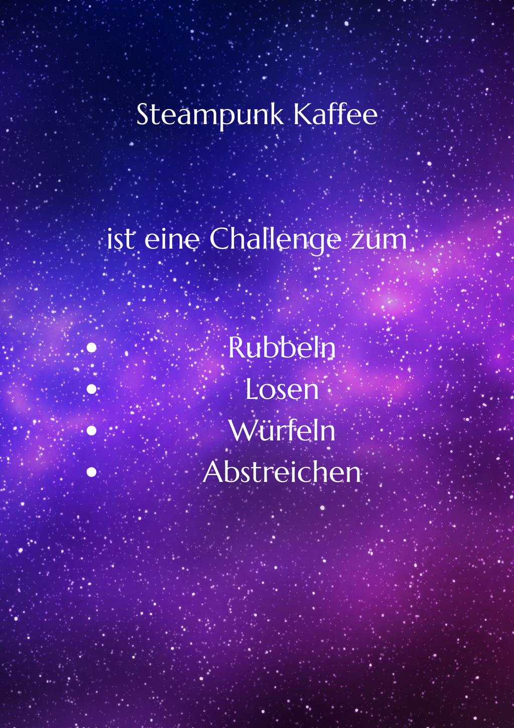 Steampunk Kaffee