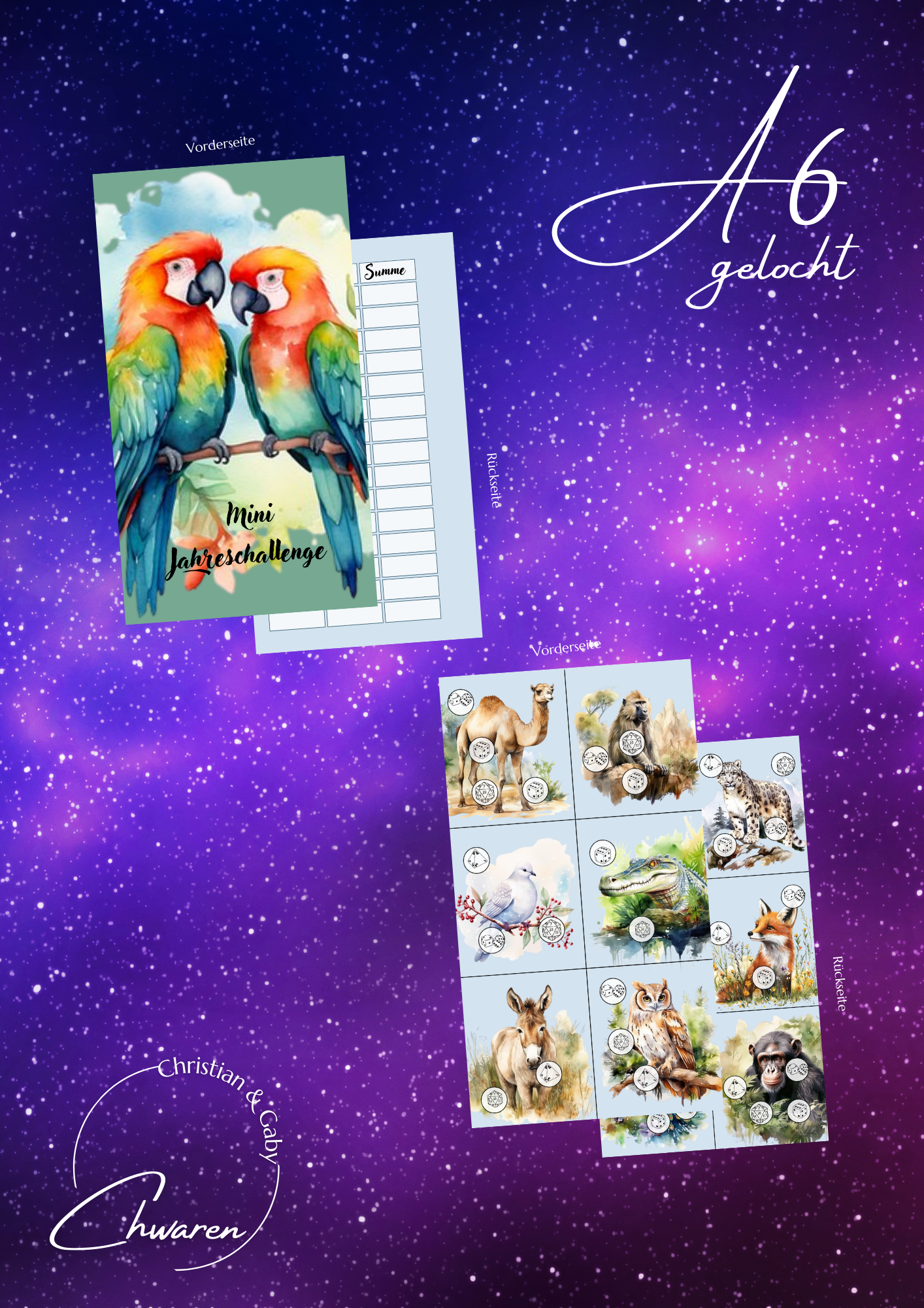 Minijahreschallenge der Tiere