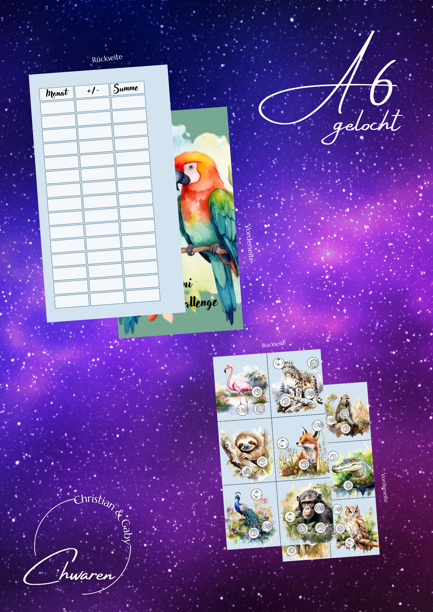 Minijahreschallenge der Tiere