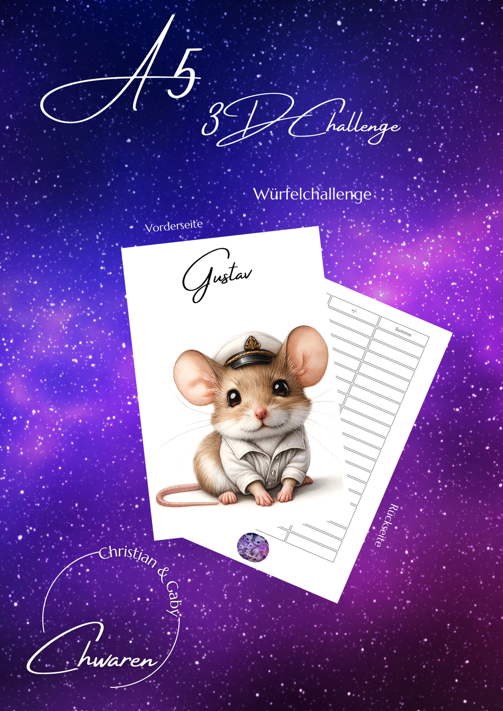 Die Mausbande A5 Challenges mit 3D Effekt