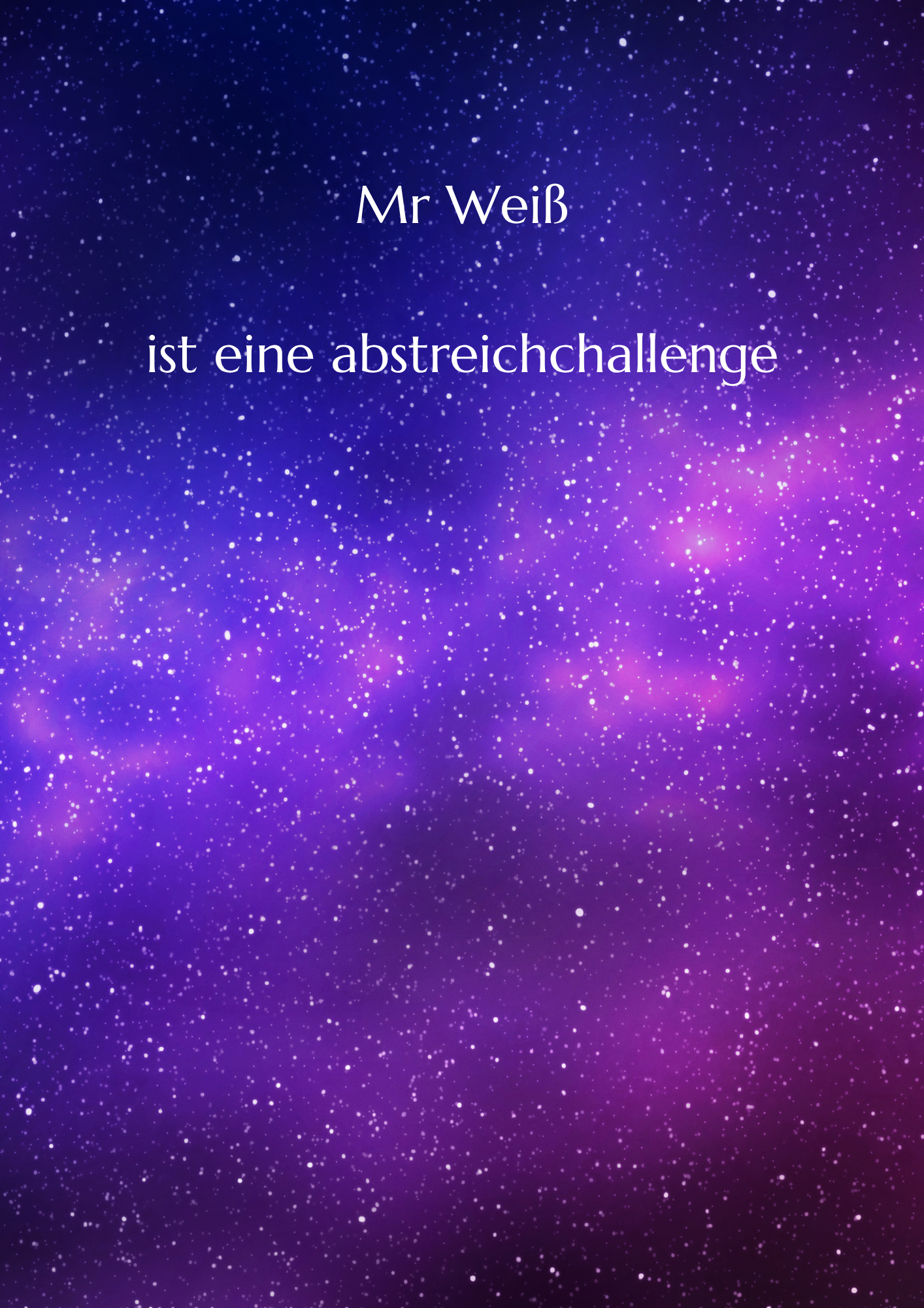 Mr Weiß