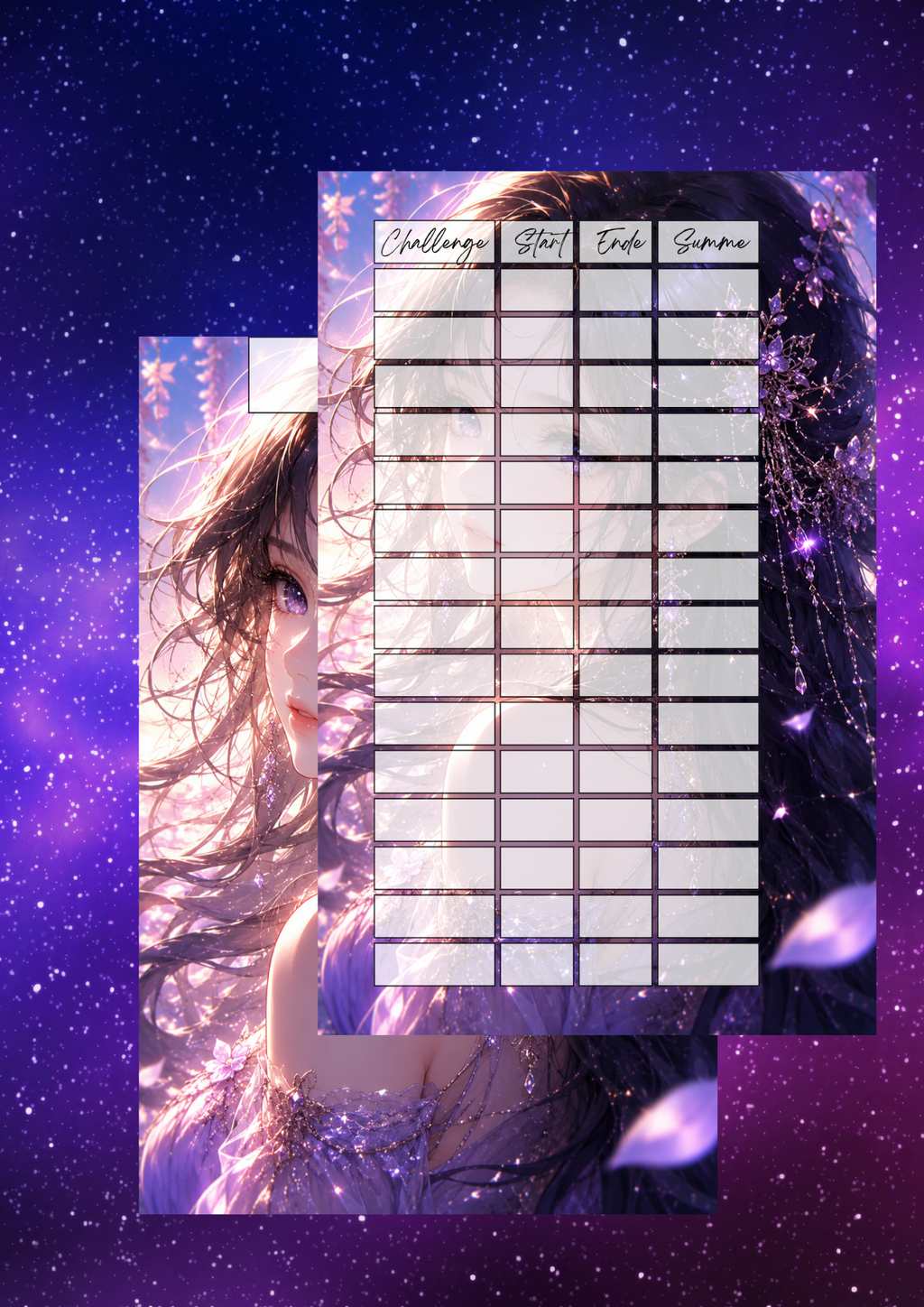 Register Glitzermädchen