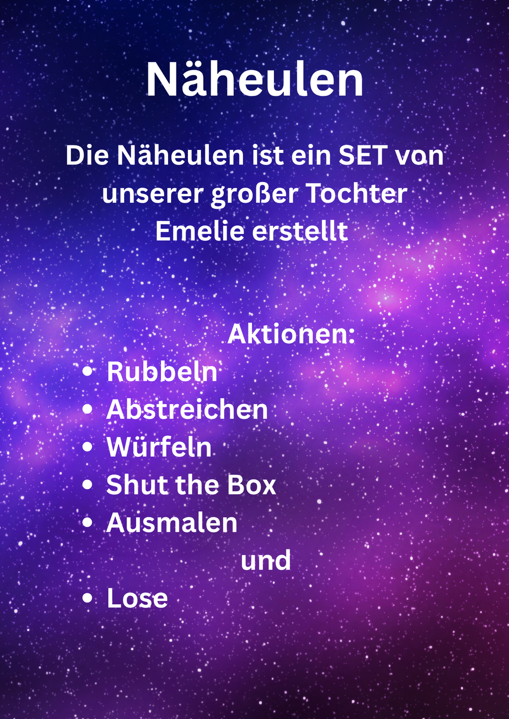 Näheulen Set
