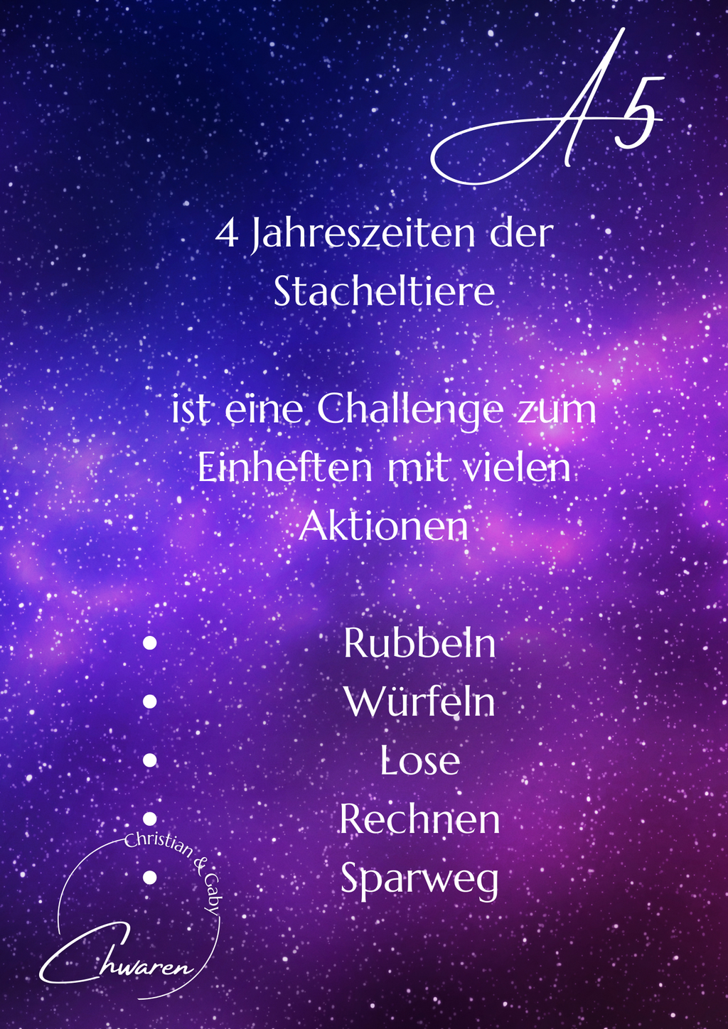 4 Jahreszeiten der Stachelschweine