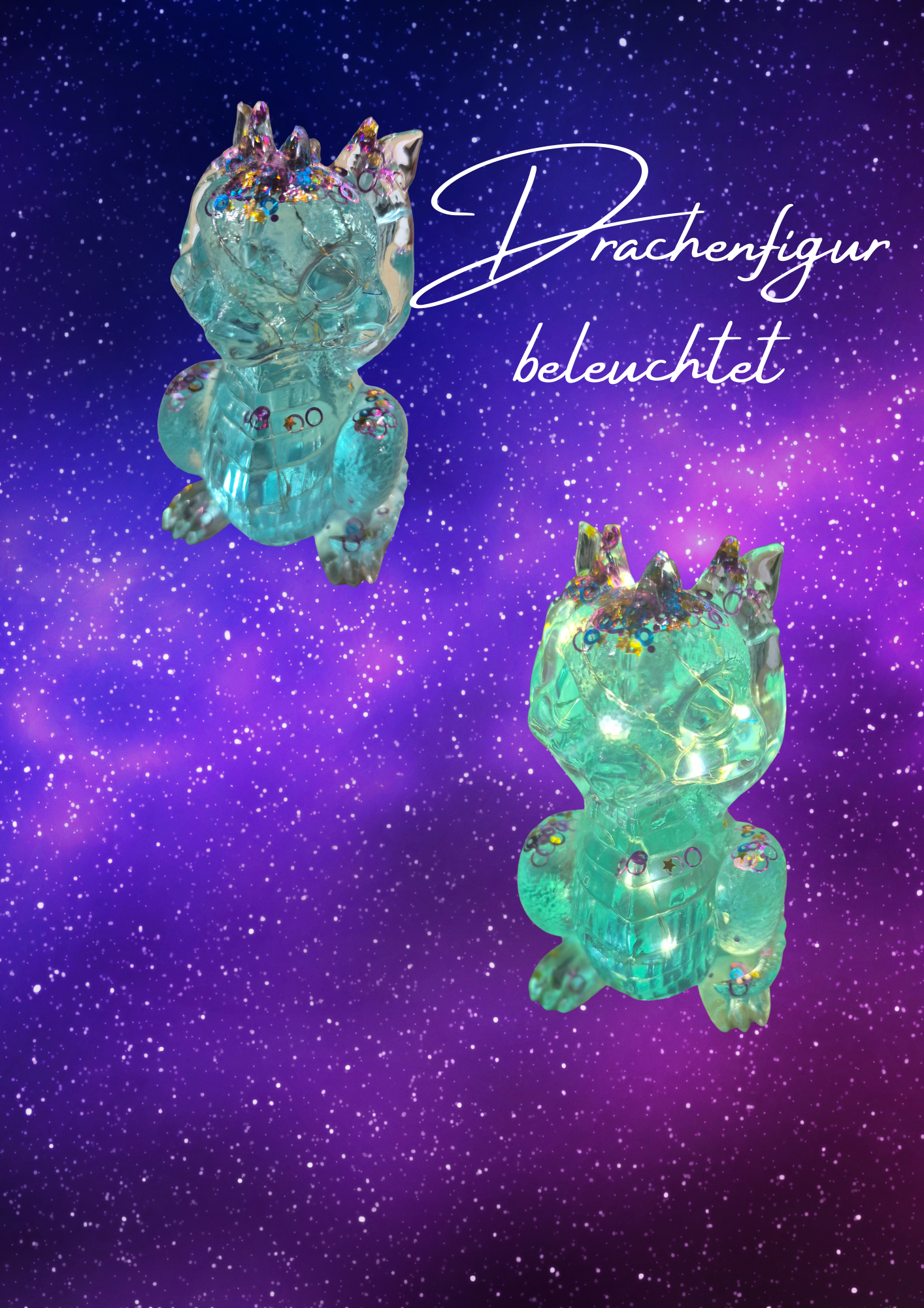 Resin Set mit Holztablett