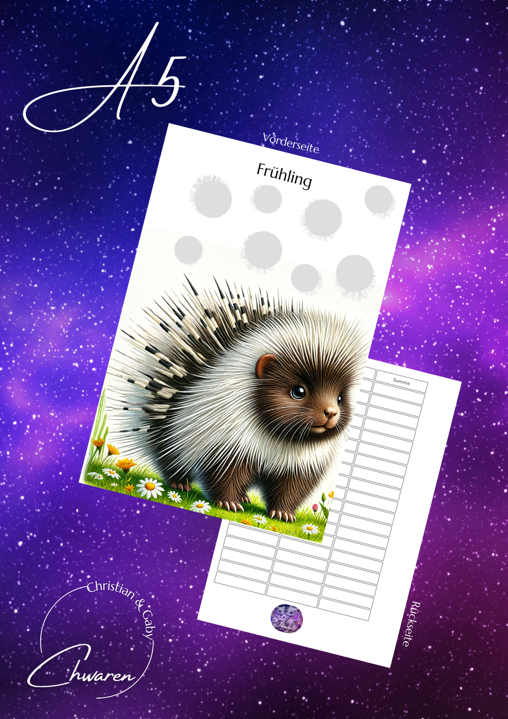 4 Jahreszeiten der Stachelschweine