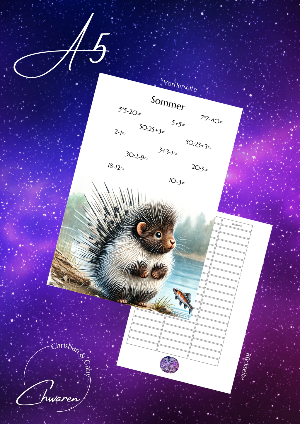 4 Jahreszeiten der Stachelschweine