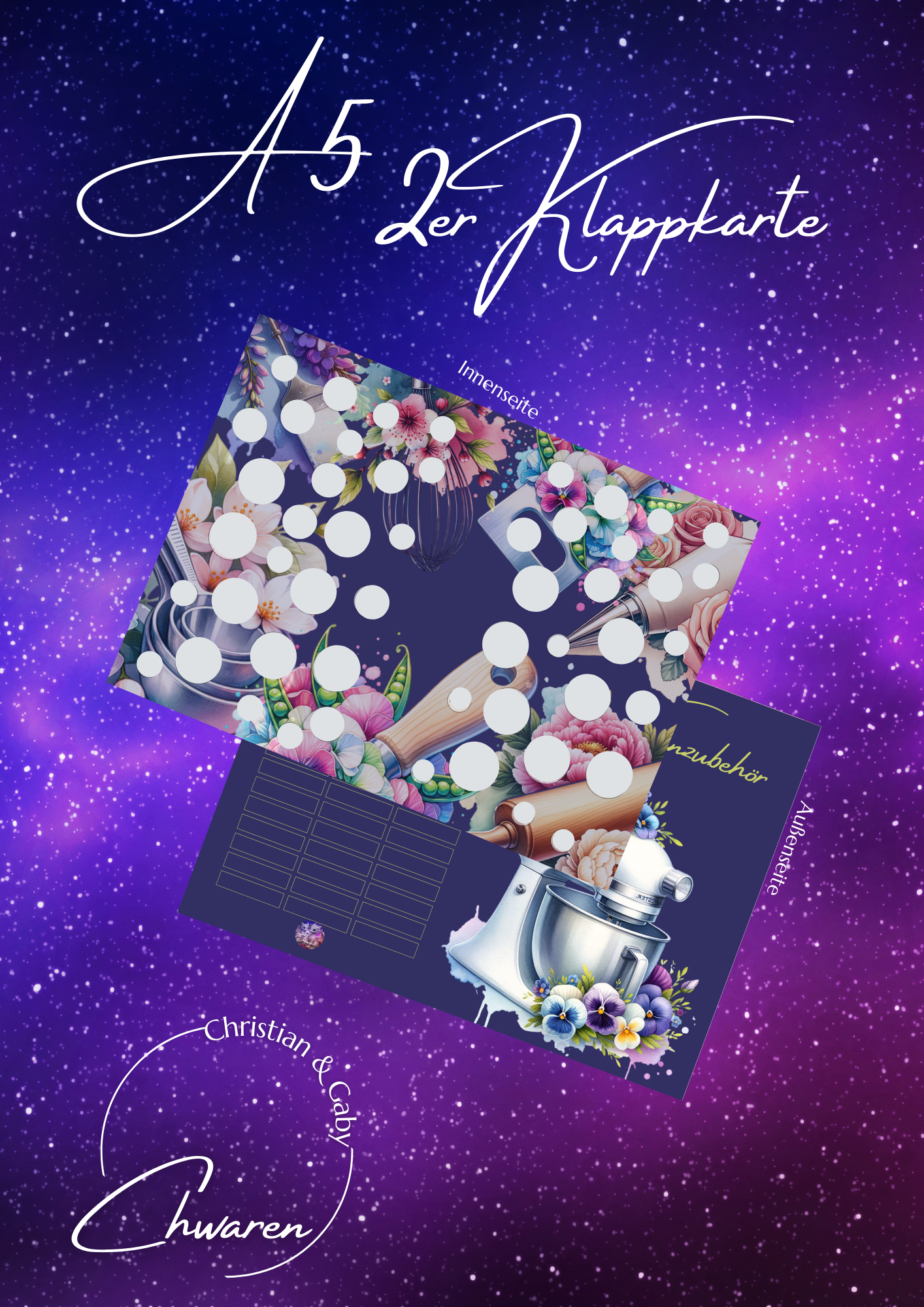 Küchenzubehör A5 Klappkarte