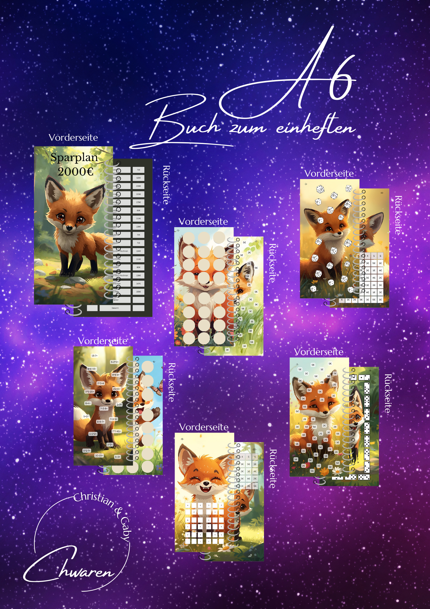 Sparplan 2000 Euro Ringbuch