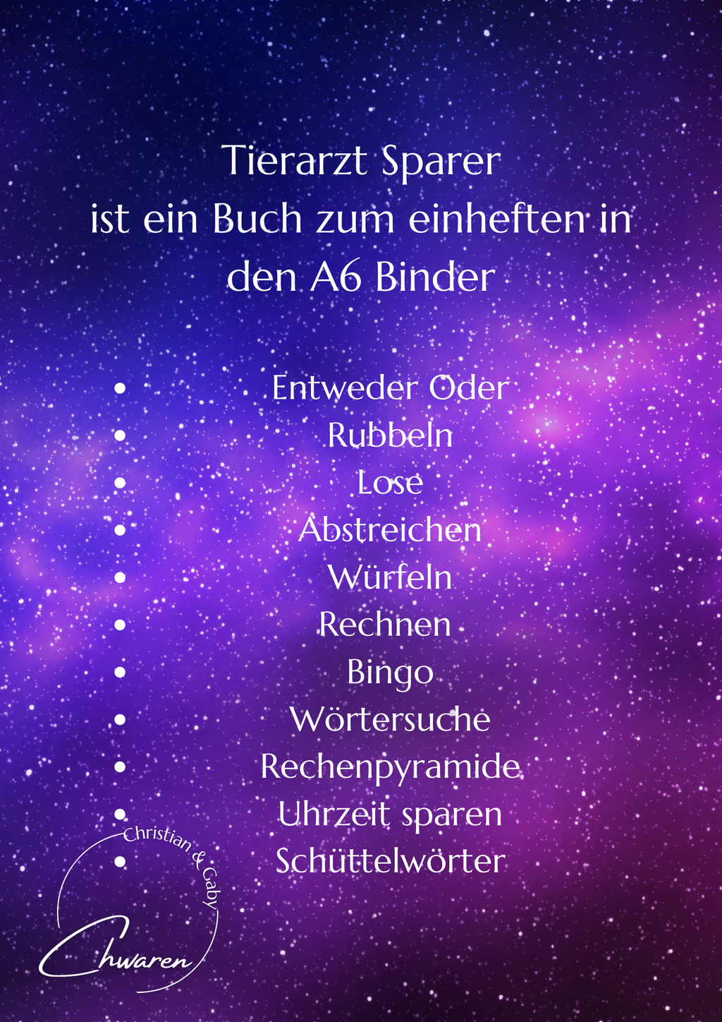 Tierarzt Sparer Ringbuch zum einheften