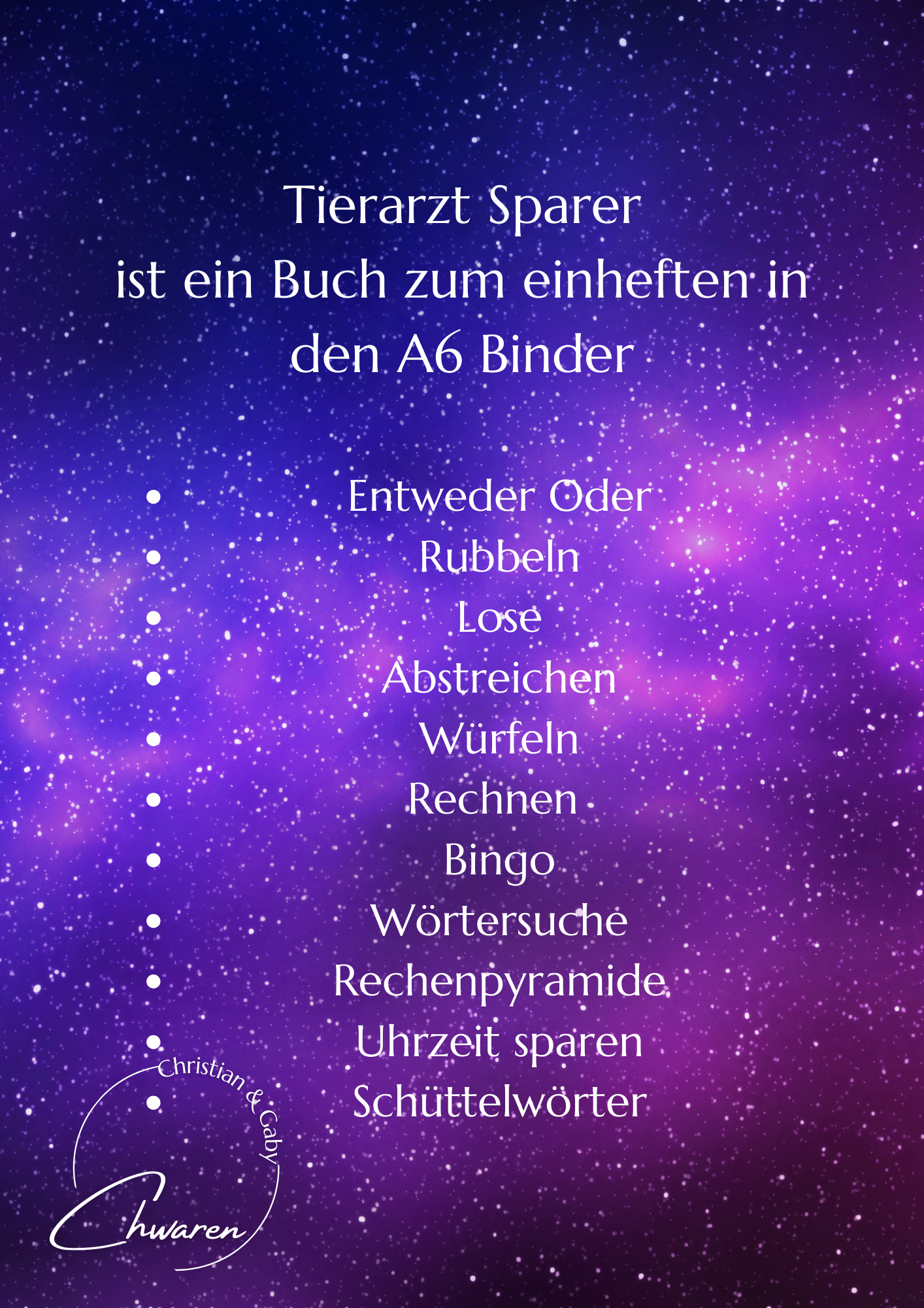 Tierarzt Sparer Ringbuch zum einheften