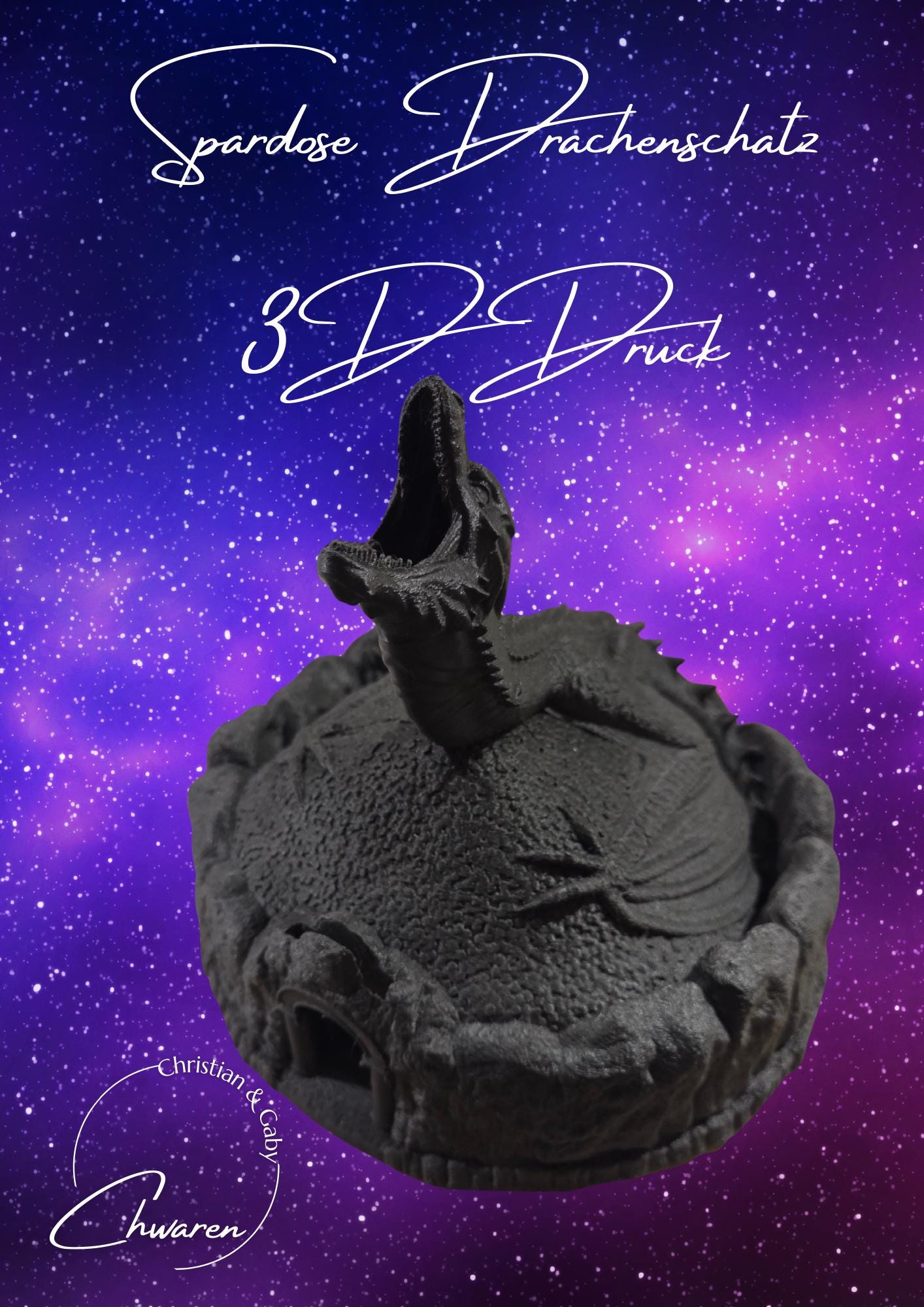 Spardose Drache