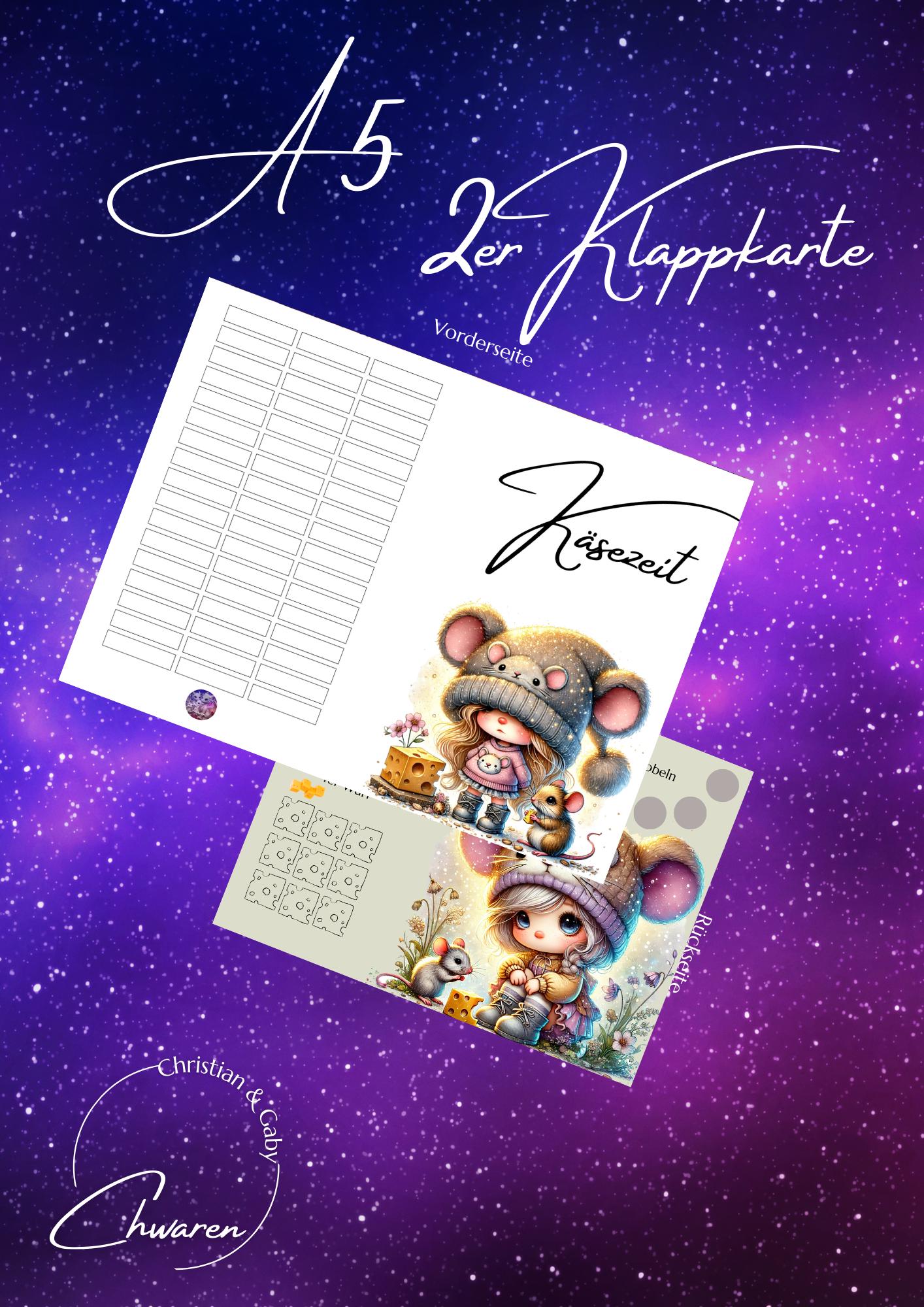 Käsezeit Klappkarte