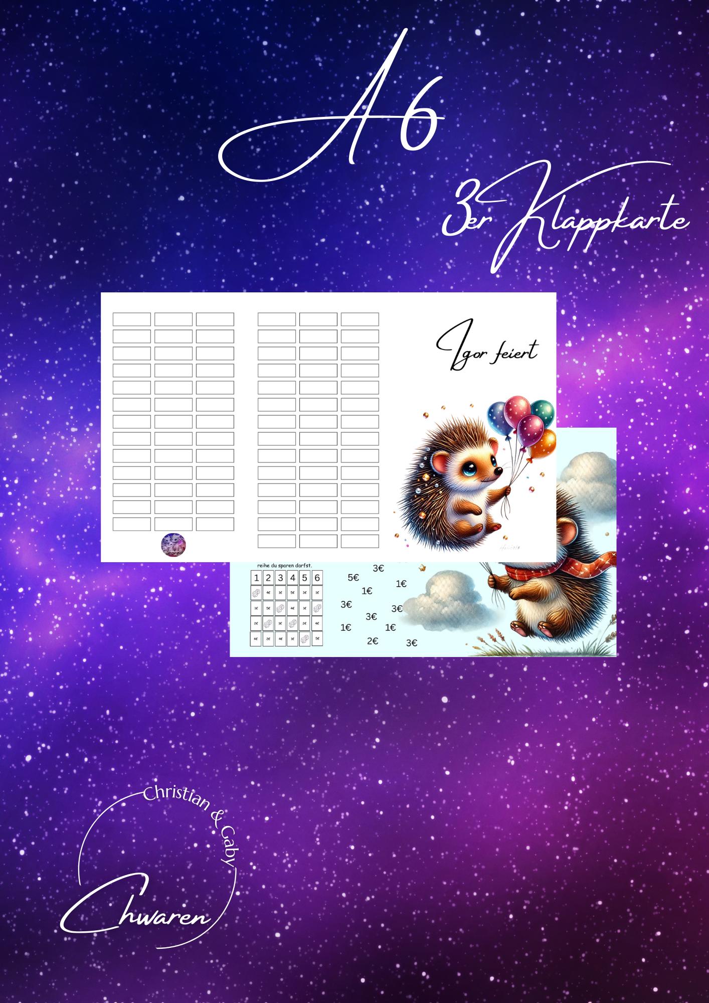 Igor Feiert A6 3er Klappkarte
