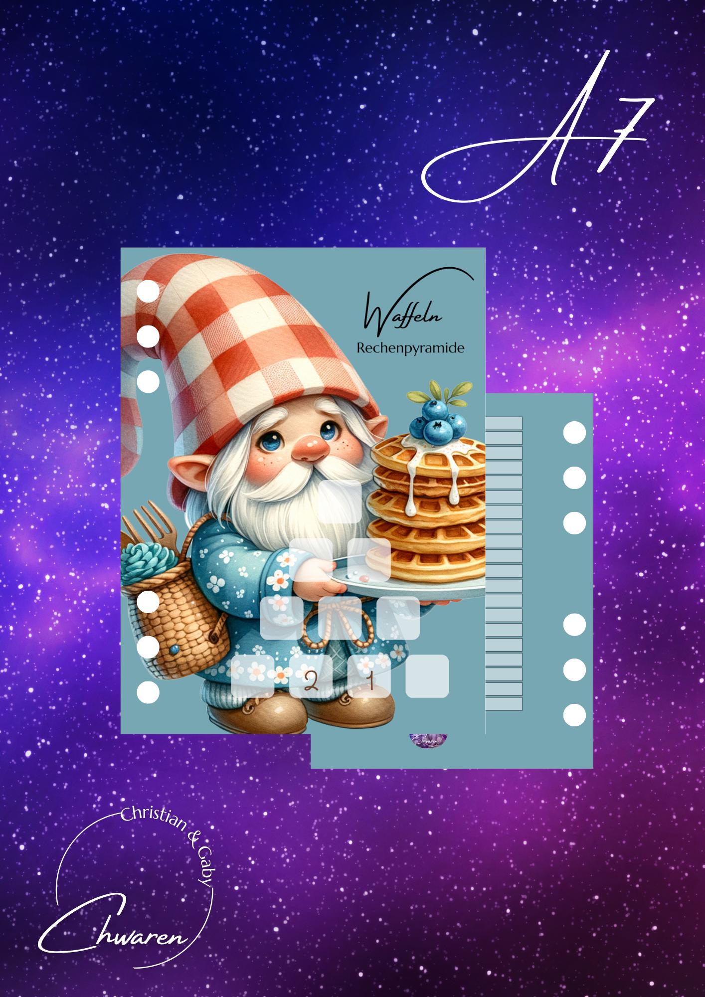 Waffeln A7 Challenge zum Einheften