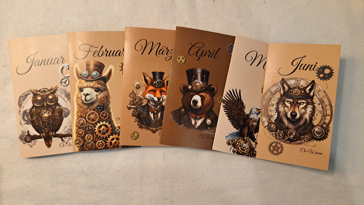 Jahreschallenge Steam Punk Tiere