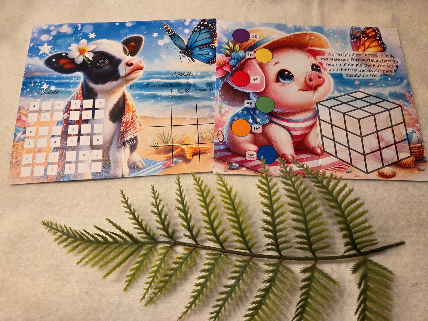 Tiere Klappkarten Set