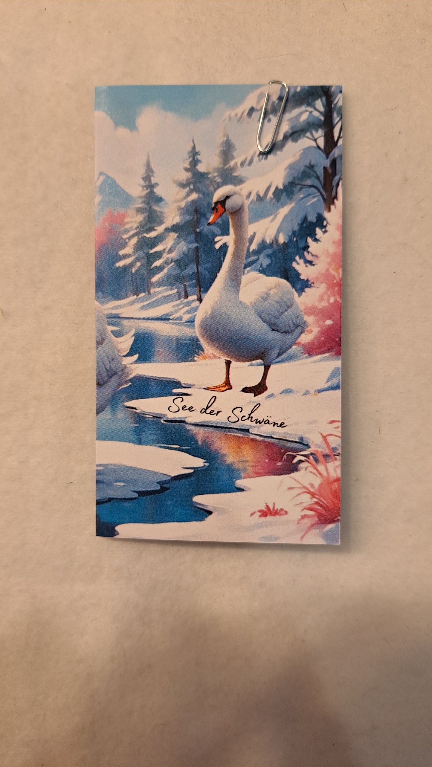 See der Schwäne A7 Dreier Klappkarte