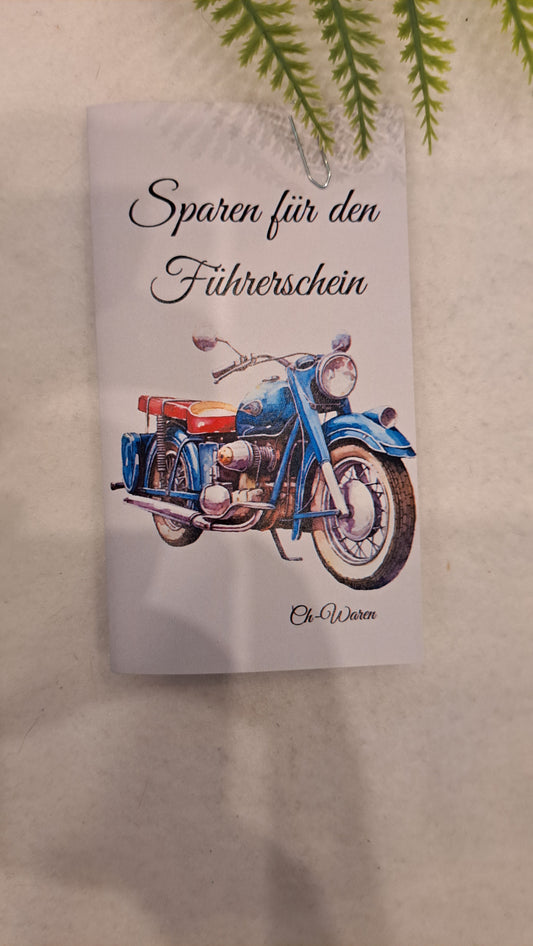 Sparen für den Motorrad Führerschein